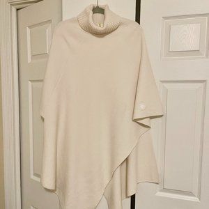Chloé Cashmere Turtleneck Cape (Iconic Milk)